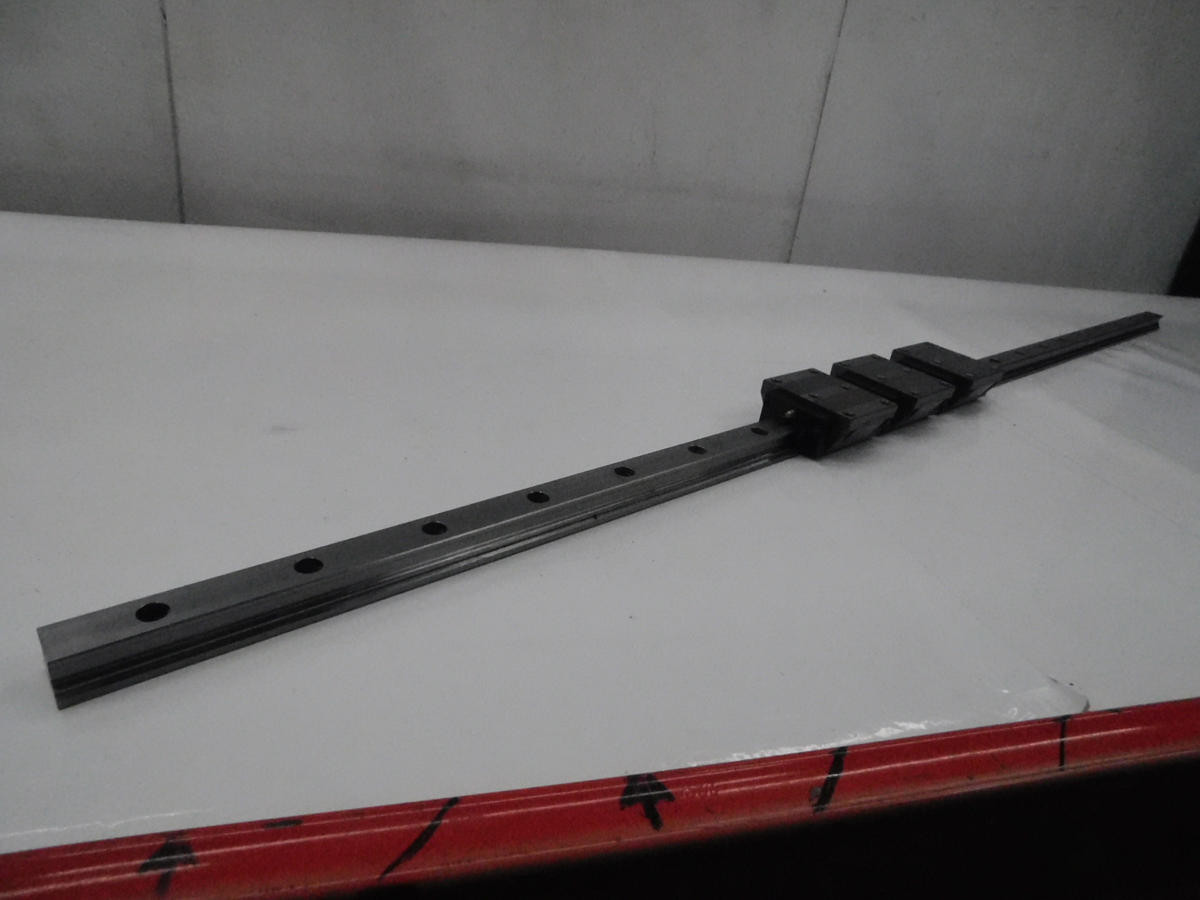 INA #KWVE-35-V1-54, Linear Rail w/ (3) Block Bearings, 66-3/4" Long