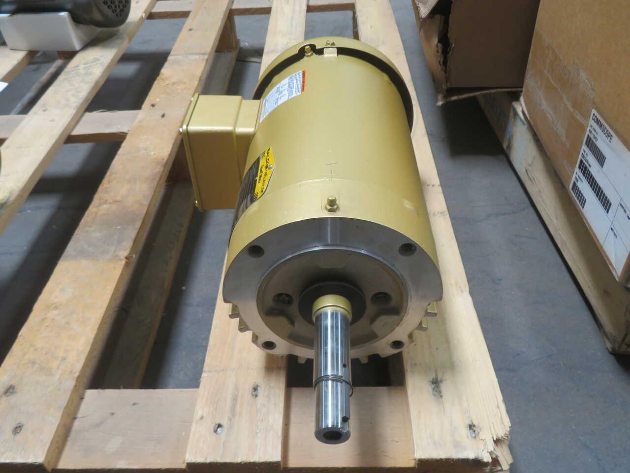 3 HP 3450 RPM Baldor #EJMM3559T, Frame 143JM, 230/460 Volts, 3 phase, TEFC, Close-Coupled Pump Motor