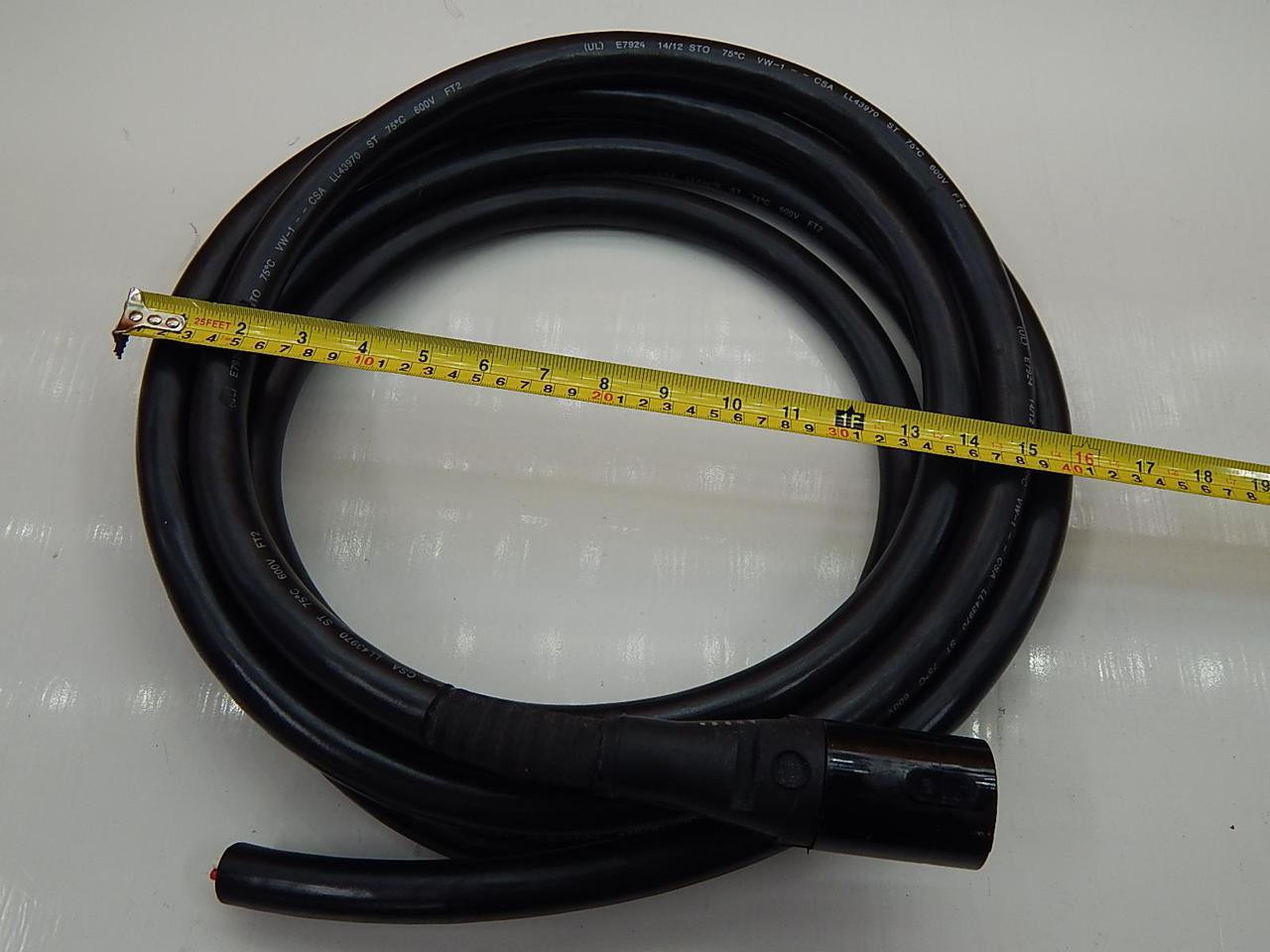 Molex #1300200169, Brad 12-Pin PVC Cable, 14/12 AWG, 18'
