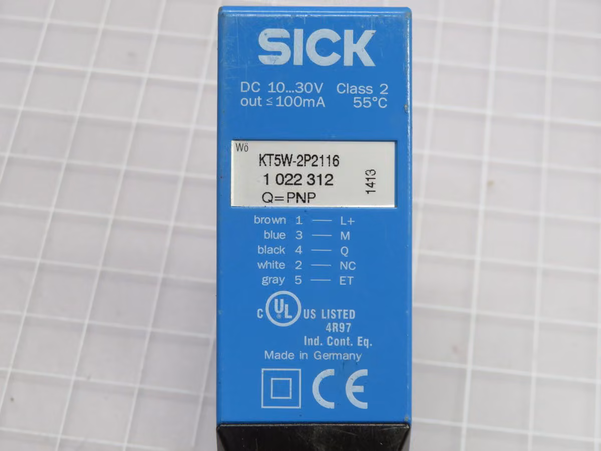 Sick #KT5W-2P2116, Contrast Sensor, 1 022 312