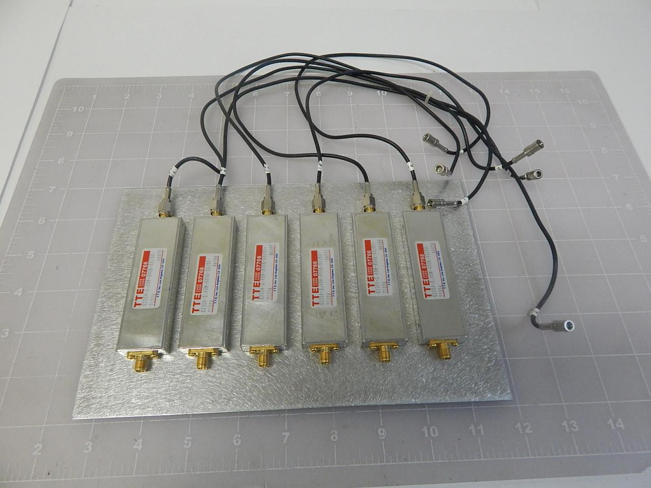 TTE #K3354-2.45M-800K-50/50-7133A, High Pass Filter Assembly, 07766, LOT of 6