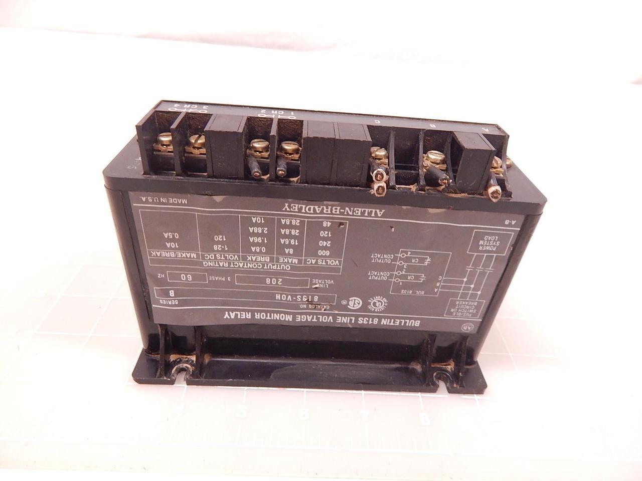 Allen Bradley #813S-V0H, Solid-State Line Voltage Monitor Relay