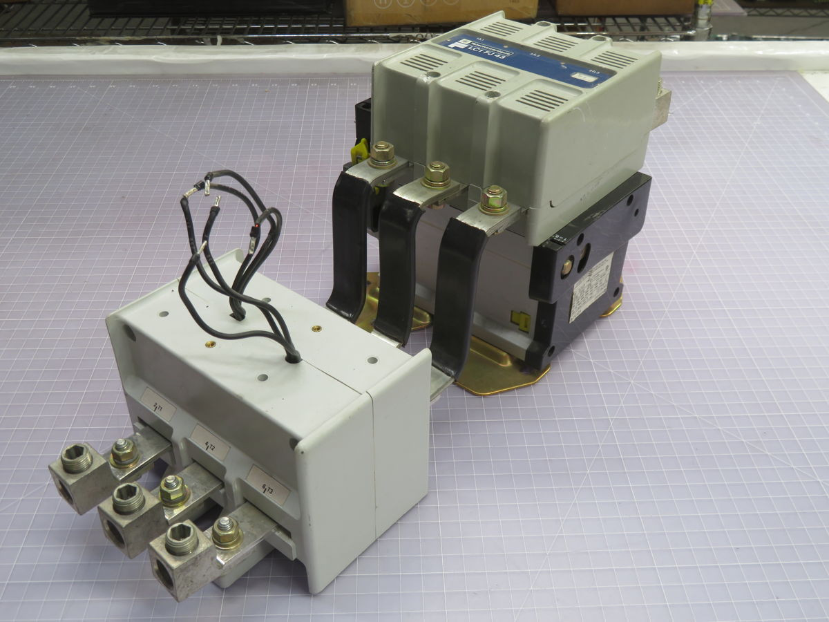 500 Amp, Telemecanique #LC1-FJ43, Contactor, 3 Pole, 600 Volts, 120 Volts AC Coil, 250 HP at 460 Volts