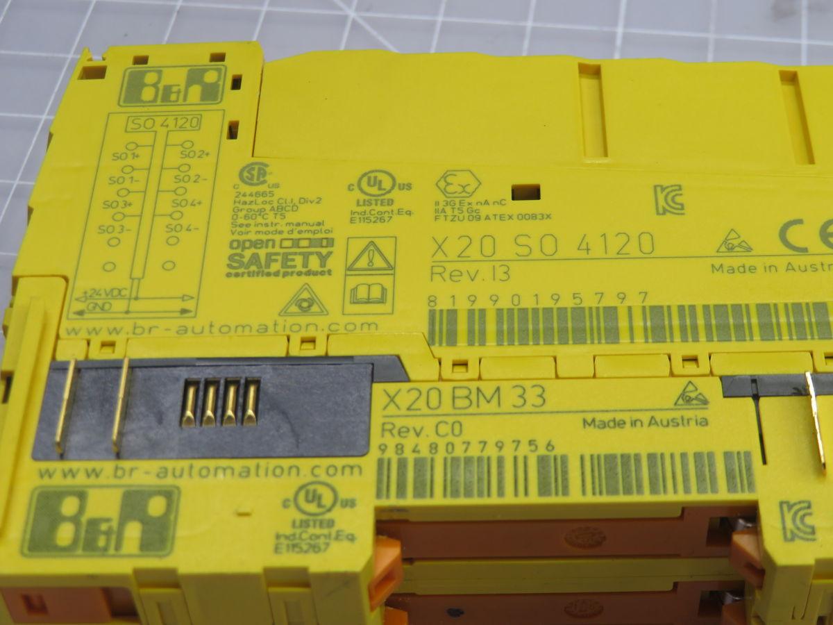 B & R #X20SO4120, Digital I/O Module