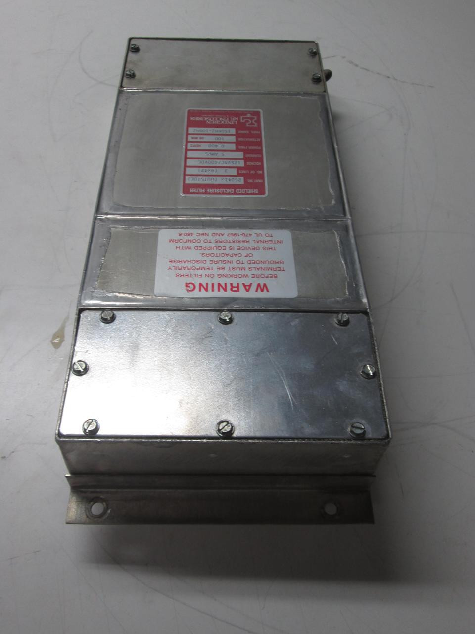 Lindgren #250413, Shielded Enclosure Filter