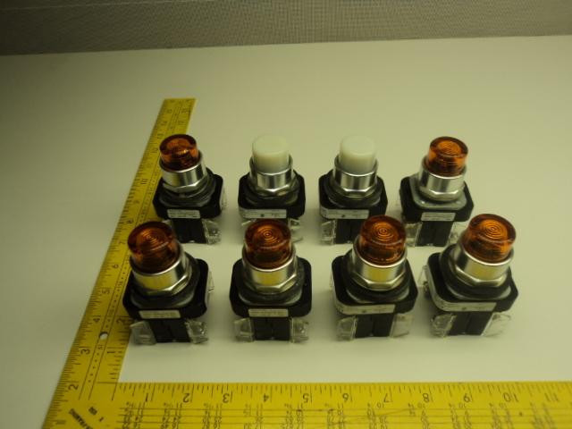 Allen Bradley #800T-QT24, Push Button, LOT of 8