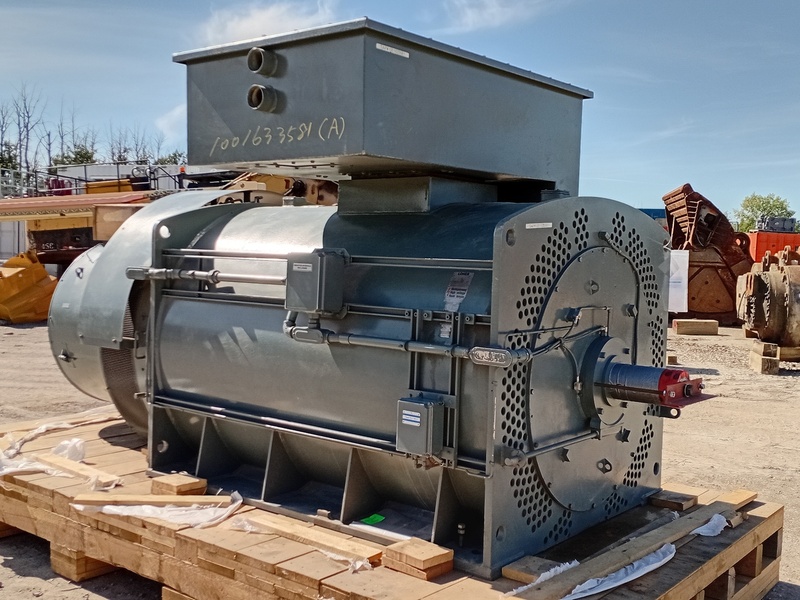3487 HP 1193 RPM Loher #ATRA-710LB-06A, Wound Rotor Slip Ring Motor, Frame 710LB, 4000 Volts, 3PH, 2007
