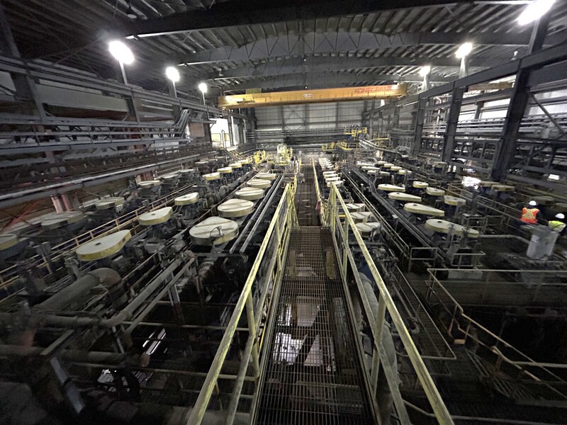 BGRIMM #KVF-6, Pre-Flotation Rougher Flotation Machine, 5-cell, 6.0 m3 size, 14.9 KW motor