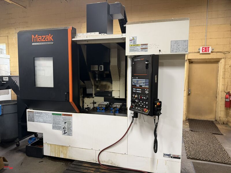 Mazak #VCU500C-3X, CNC Vertical Machining Center, 39.3" X, 19.8" Y, 20" Z, 10,000 RPM, CAT 40, 30 automatic