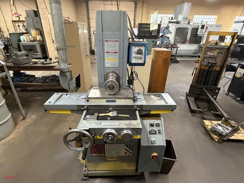 8" x 18" Parker Majestic, Surface Grinder, 3450 RPM spindle, 8" x 18" magnetic chuck, Sony L610 2-axis