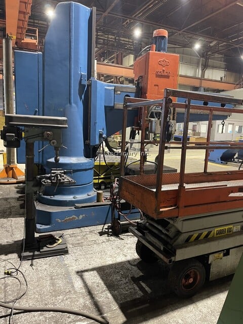 8.2' MAS #VR8A, radial arm drill, 99" max. reach, 3" drilling capacity in steel, 9-1400 RPM, 30 speeds, 13.4