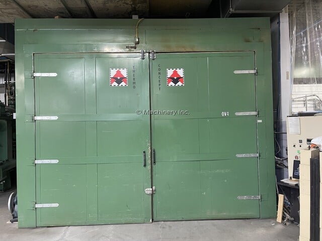 339" width x 159" L x 118" H Thermo-Concept #TC-EL-150, electric industrial oven, 400°F
