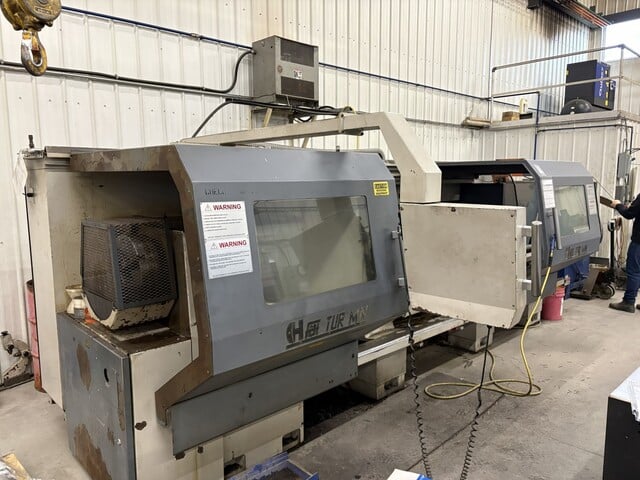 Haco Fat #TUR630AMN/118, CNC lathe, 24.8" swing, 118" machining length, 1850 RPM, 18.5 KW, MT5 tailstock