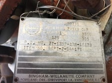 125 GPM @ 305' TDH, Bingham, 2x3x9 CAP TOP/TOP, 3560 RPM, #2221