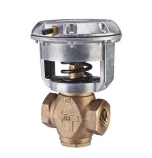 Johnson Controls VG7243GT+3008D Globe Valve Cast Bronze 2-Way Normally Open 1/2" [New]