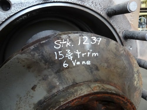 2750 GPM @ 890' TDH, United, M-8x17 DVSHF, 3560 RPM, #1239