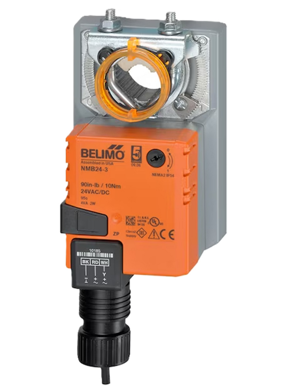 Belimo NMX120-3 Actuator, 90in-lb 10Nm, Non Fail-Safe, AC 100-240V [New]