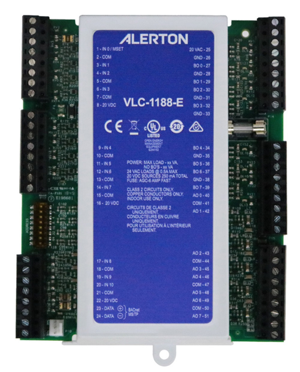 Alerton VLC-1188-E Visuallogic Unitary Field Controller, 11UI 8BO 8AO [Refurbished]