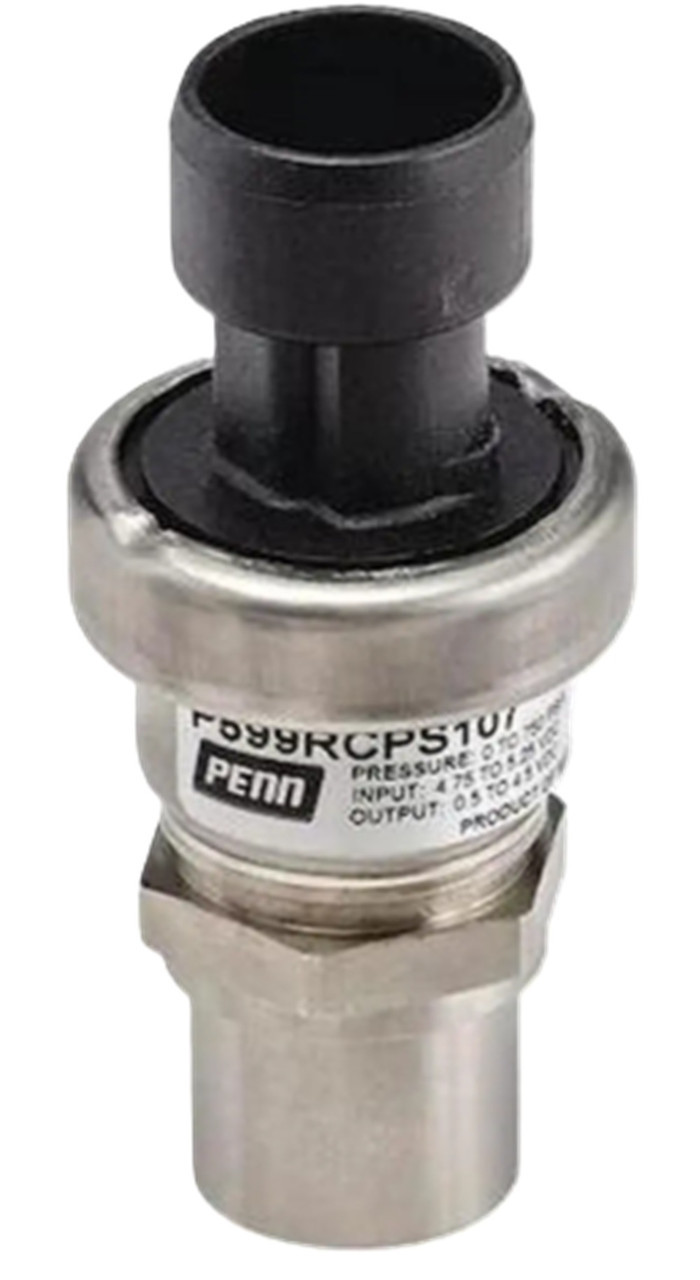 Johnson Controls P599RCPS105C Pressure Transducer, 0 to 500 psi, 1/4 in sound attenuated enclosure [New]