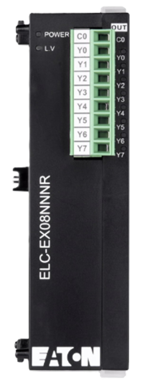 Eaton ELC-EX08NNNR ELC Digital Expansion Module, 8 Output Relay [New]