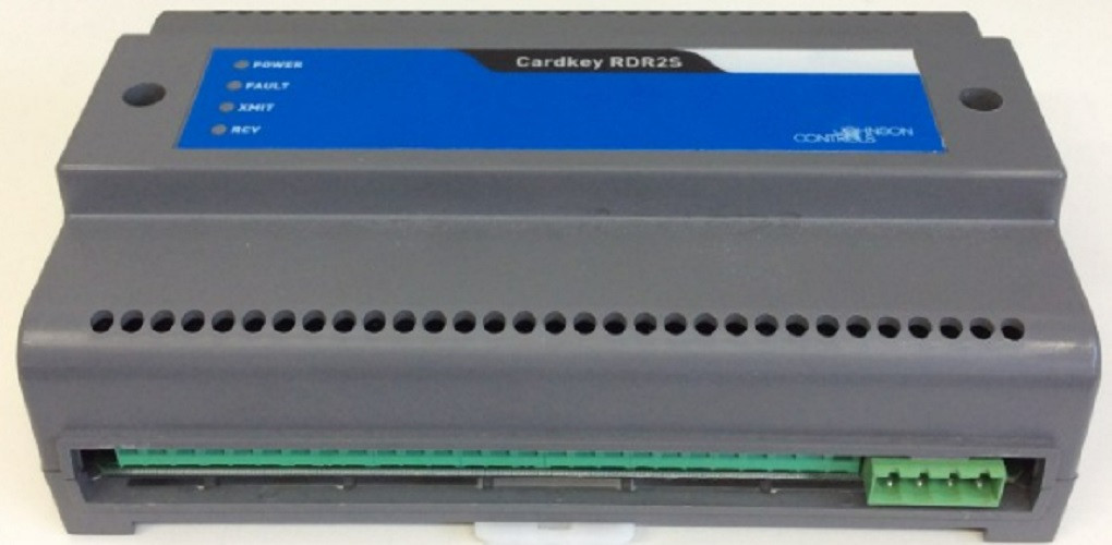 Johnson Controls S300-DIN-RDR2S Cardkey Two-Door Interface Module, RS-485 [Refurbished]