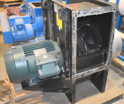 Chicago Blower, Fan, 21" inlet, 13.5" x 16" to 22" outlet, 30 HP Toshiba direct drive, 3540 RPM, 230/460