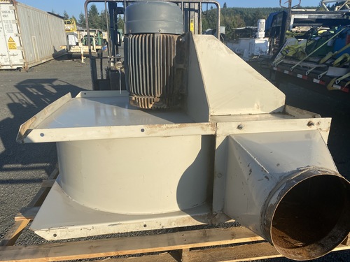 Paddle Wheel Fan/Centrifugal Blower, 30" wheel diameter, 11" wheel width, 11.5" inlet/outlet, 20 HP, 1760
