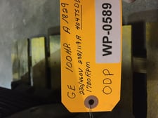 100 HP 1780 RPM General Electric, Frame 404TSD, ODP, 238/119 amp, 230/460 Volts