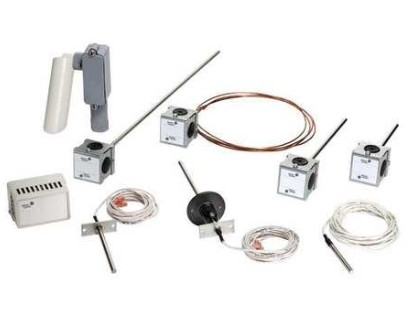 Johnson Controls TE-6351V-2 Platinum Temperature Sensor, 1k ohm, 8" Probe Length [New]