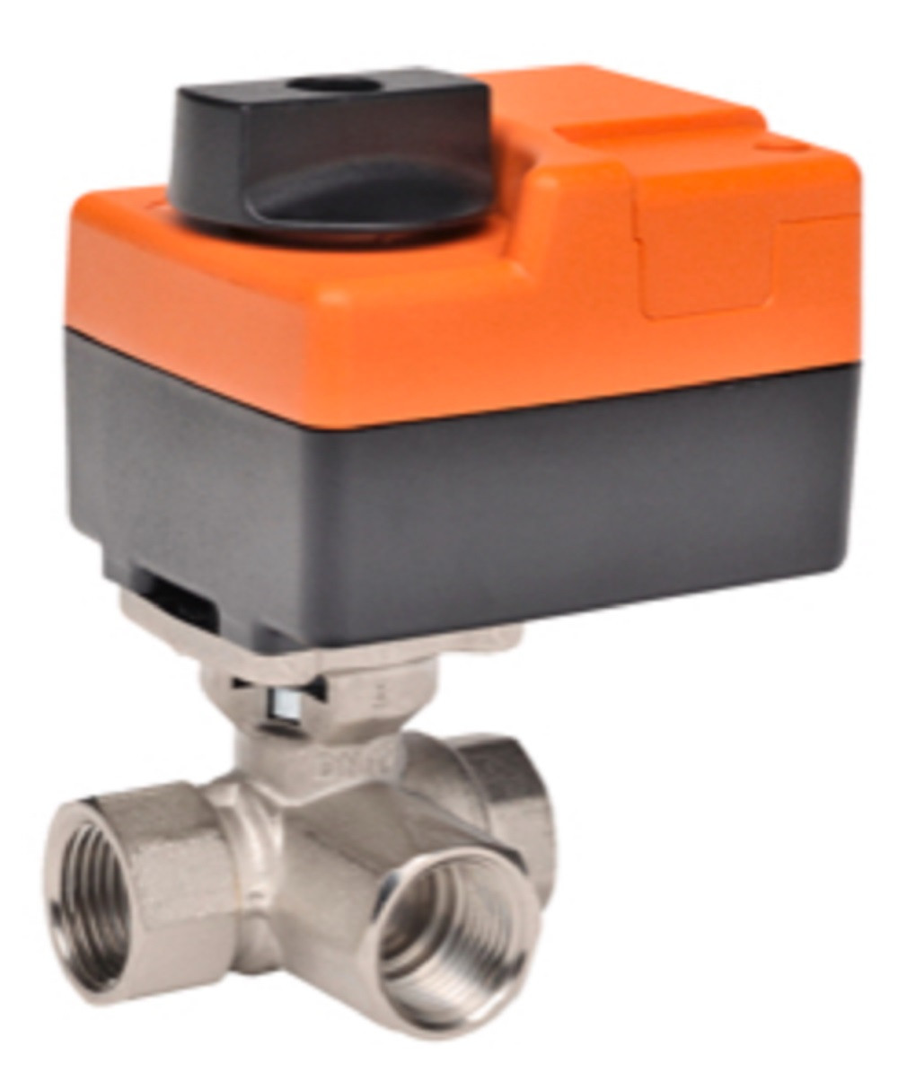 Belimo B307+TR24-3 US Characterized Control Valve (CCV), 1/2", 3-Way, Cv 0.3 [New]