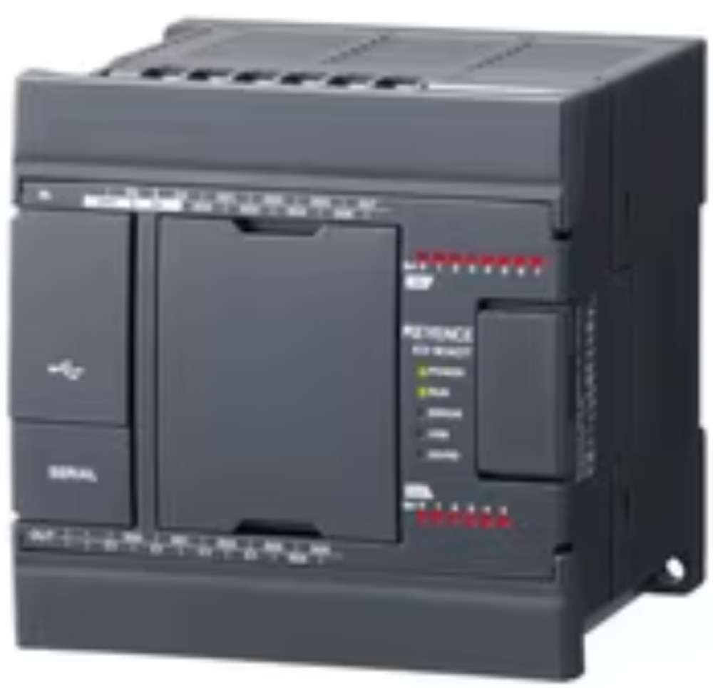 Keyence KV-N14DT Base Unit, DC Power Supply Type, Input 8 Points/Output 6 Points [Refurbished]