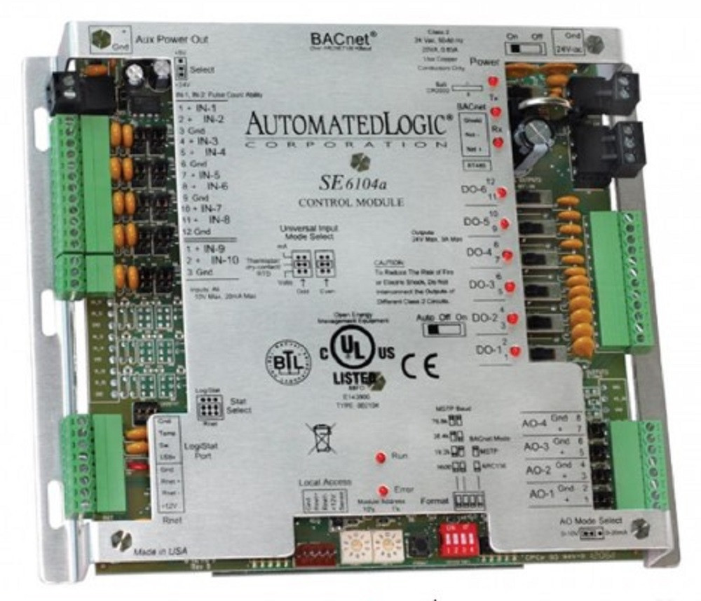 ALC Automated Logic Corporation SE6104a Single Equipment Controller, 20 Point [New]