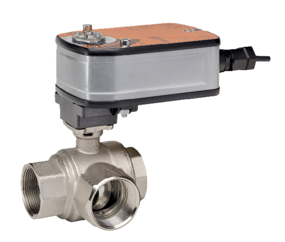 Belimo B323+LF24-SR Actuator Fitted Control Valve (CCV), DN 1" [25], 3-Way [New]