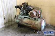 15 HP Speedaire air compressor, 15 HP x 2 cyl, 120 gal.tank, 230/460 V AC, 1990, #68435