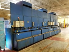 30000 cfm Filter-1, booth dust collector, (3) Dustron power modules, (3) 7.5 HP blowers