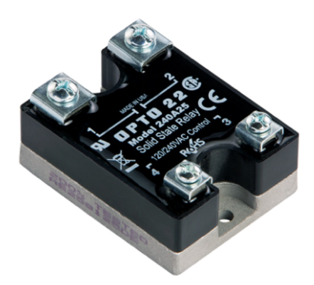 Opto 22 240A25 240 VAC, 25 Amp, AC Control Solid State Relay SSR [New]