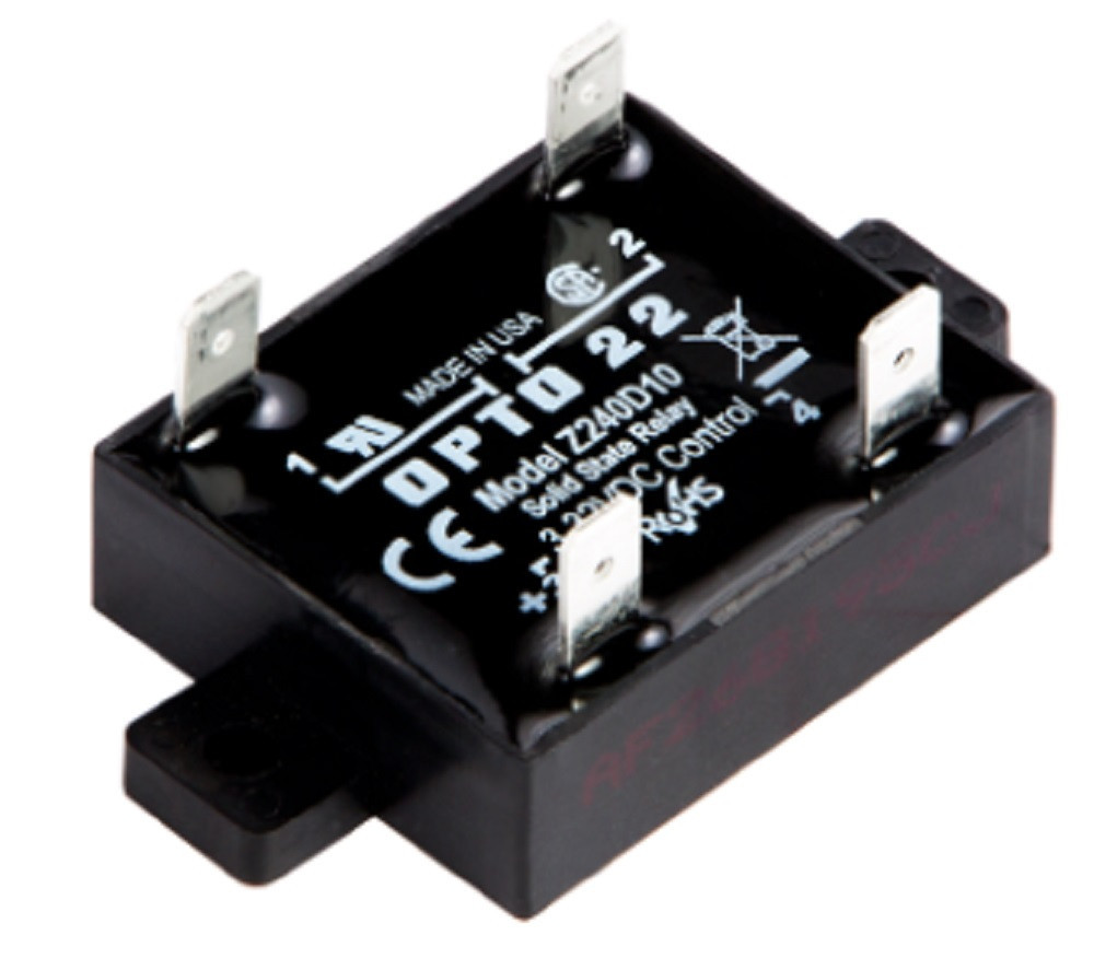 Opto 22 Z240D10 Z Model, 240 VAC, 10 Amp, DC Control Solid State Relay SSR [New]