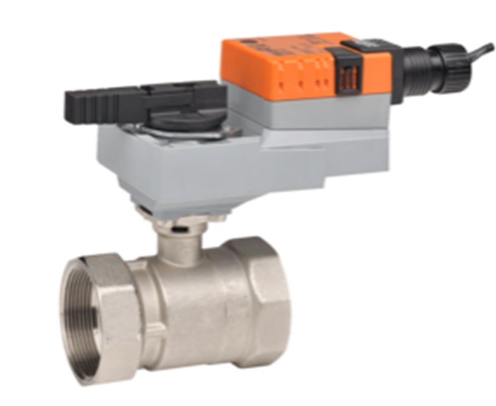 Belimo B207+LRB24-SR Characterized Control Valve (CCV), 1/2", 2-Way, Cv 0.3 [New]