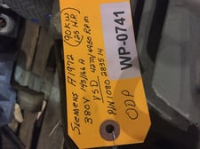 125 HP 4950 RPM Siemens, Frame 225M, ODP, 166 amp, 380 Volts