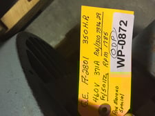 350 HP 1785 RPM General Electric, Frame 5011Z, ODP, 371 amp, 460 Volts