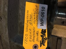 500 HP 1780 RPM Westinghouse, Frame 5808B, ODP, 111/61.4 amp, 2300/4160 Volts