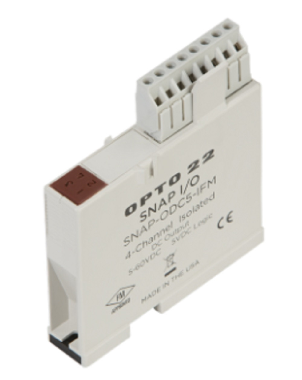 Opto 22 SNAP-ODC5-IFM SNAP 4-Ch Isolated 5-60 VDC Digital Discrete Output Module [Refurbished]