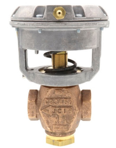 Johnson Controls VG7842ET+3008D0 1/2" NPT 3-Way Mixing Globe Valve, 4-8 psig [New]