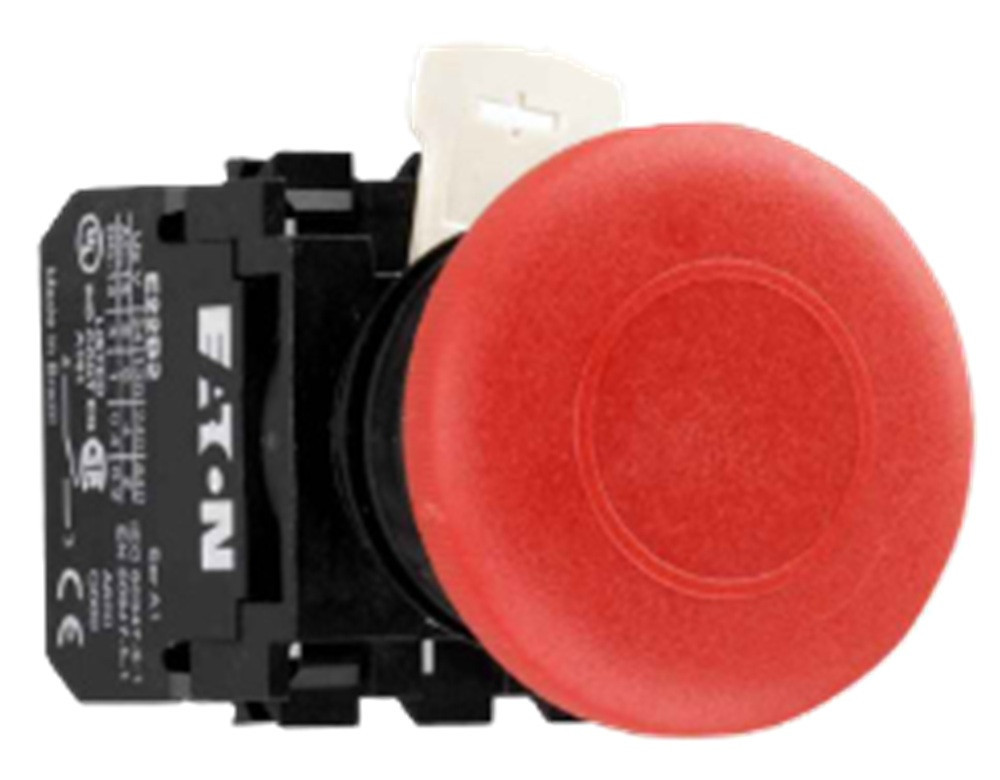 Cutler-Hammer Eaton E22L2B Mushroom Pushbutton Switch, 40 mm Red [New]