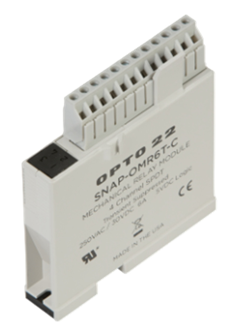 Opto 22 SNAP-OMR6T-C Isolated 4-Channel Power Relay Output Module [New]