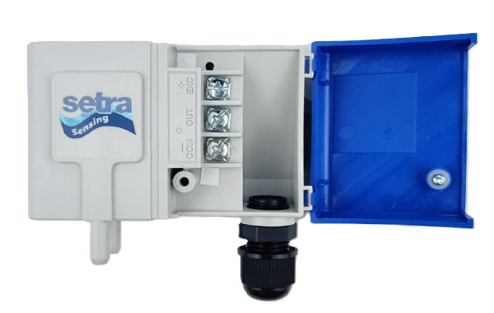 Setra DPT266110CLD DPT266 Differential Pressure Transmitter, 0-1000 Pa Range [New]