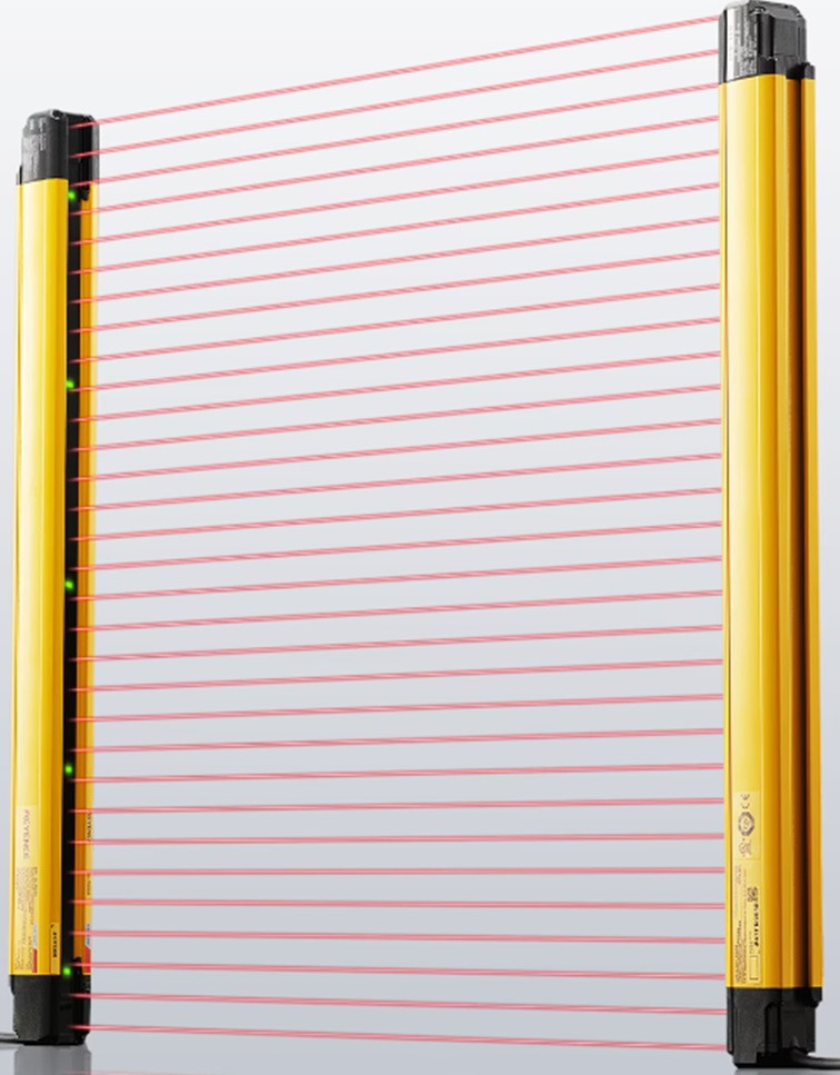 Keyence GL-R20HG Light Curtain Main Unit, Hand-Protection Type, 20 Optical Axes [Refurbished]