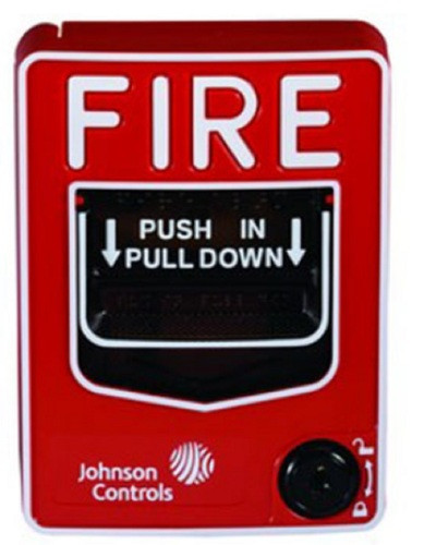 Johnson Controls JBG-12LX Non-Coded Manual Fire Alarm Pull Station, Key Reset [New]