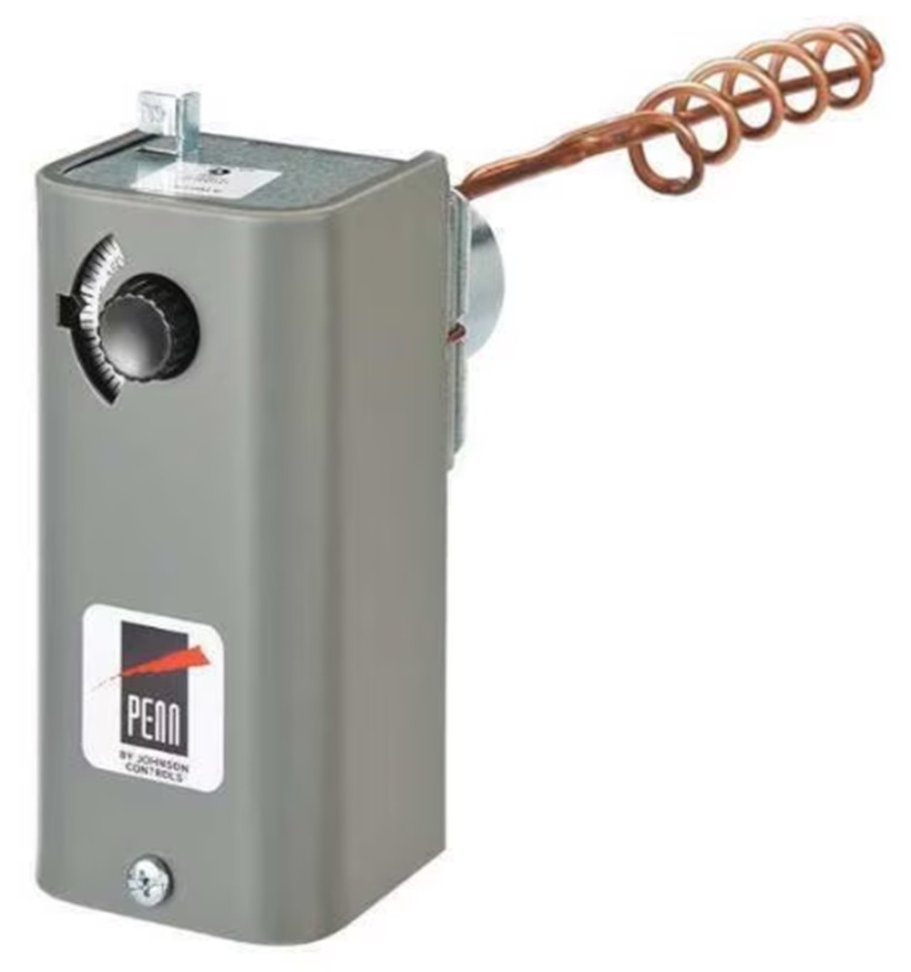 Johnson Controls A19EBB-1C Warm Air Limit Control, 100 - 350 deg F Range, SPST [New]