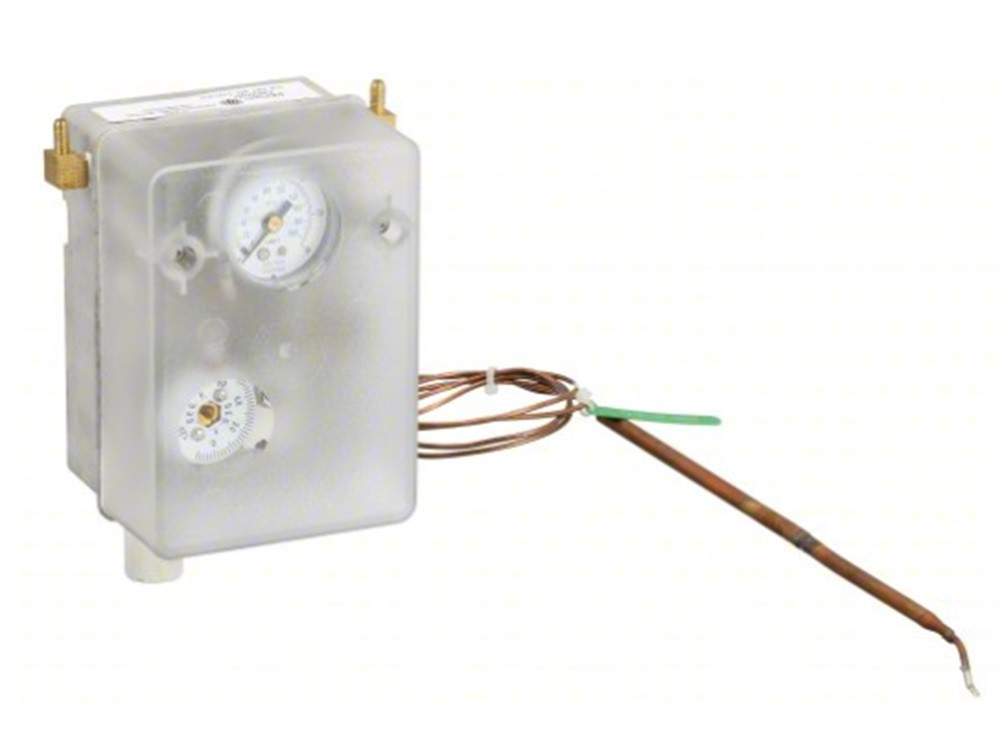 Johnson Controls P-8000-6 Pressure Controller, -30 in Hg -10 psig / 0 to 25 psig [New]